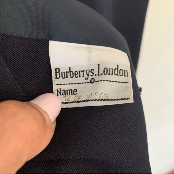 Burberry Vintage Wool Trench Coat   Double-Breasted Design 12 - Picture 11 of 15